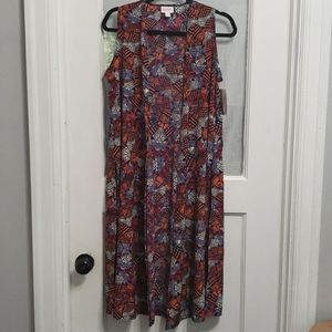 LulaRoe Multi-colored Joy Longline Vest